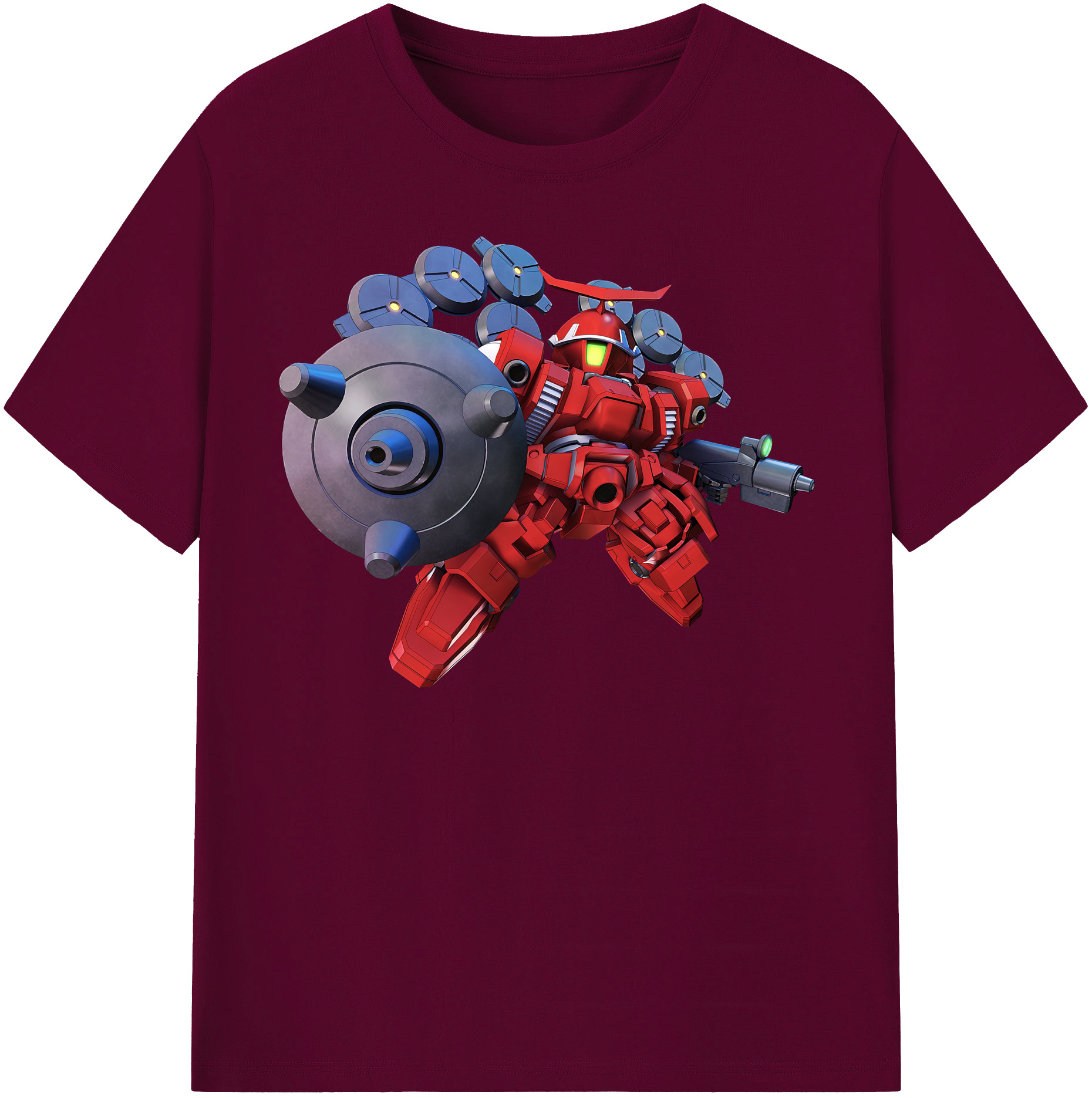 （画像用） 機動戦士ガンダム Mobile Suit Gundam レディースカジュアルプリントTシャツ（綿100％）